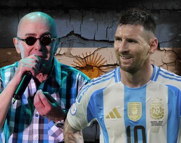 Indio Solari y Lionel Messi