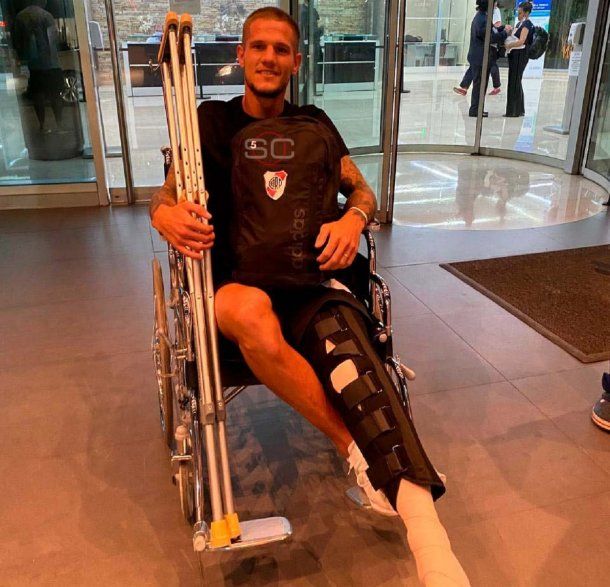 Operaron a Bruno Zuculini de su rodilla: cuándo podría volver a jugar en River