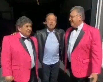 Los Palmeras y Francella se unieron para el mítico hermosa mañana