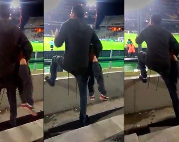 ¿El peor padre del mundo? Por insultar a un técnico casi lastima a su hijito