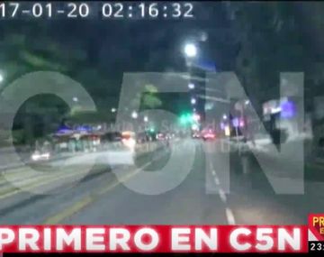 Imágenes de uno de los videos difundidos por C5N