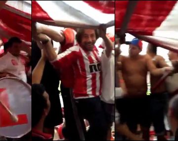 VIDEO: Ricky Sarkany se mostró junto a la barra de Estudiantes de La Plata