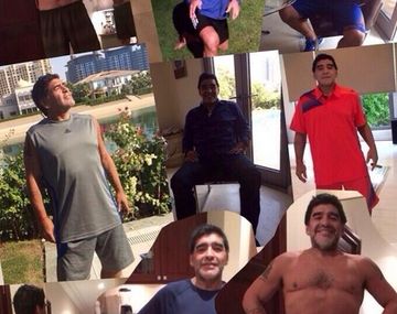 Dalma Maradona reveló más fotos de la nueva figura de Diego