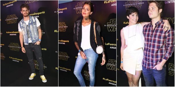 Las fotos de los famosos presentes en la avant premier de Star Wars