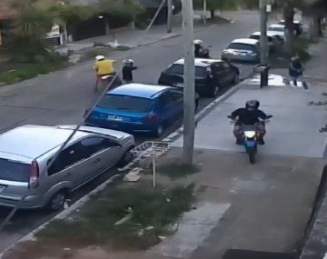 Video: volvía de trabajar y fue baleado en un intento de robo