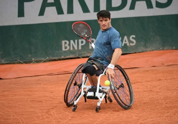 Un argentino ganó el Roland Garros en silla de ruedas