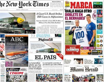 Tapas de diarios del viernes 14 de abril de 2017