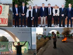 Gremialistas bloquearon en el acceso al Aeropuerto de Viedma Gremialistas bloquearon en el acceso al Aeropuerto de Viedma