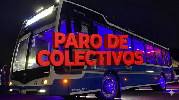 Paro de colectivos por tiempo indeterminado: a quiénes alcanza