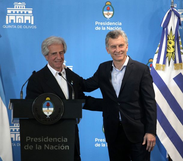 Mauricio Macri recibió a su par de Uruguay en la Quinta de Olivos