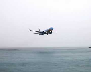 El piloto hizo una maniobra muy arriesgada