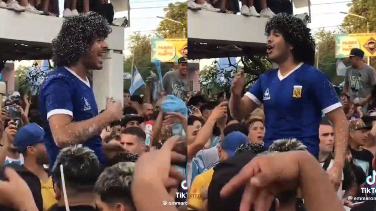 ¿Apareció Diego Maradona en los festejos por el pase a la final del ...