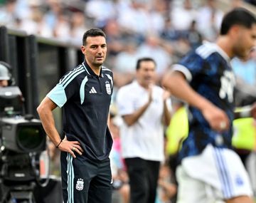 La sorpresa de Lionel Scaloni por Tomás Aranda: Entró masticando chicle