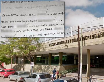 Esta es la escuela donde la docente entregó una prueba con errores de ortografía
