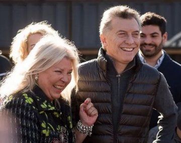 Elisa Carrió y Mauricio Macri