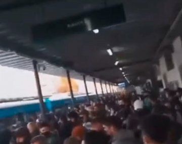 Caos en el tren Sarmiento por problemas técnicos