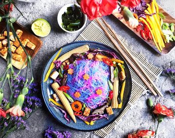 Fideos unicornio, la nueva tendencia en Instagram