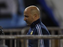 Jorge Sampaoli tras el partido ante Venezuela