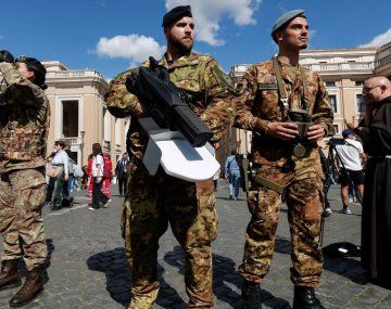 Gran operativo de seguridad en Roma durante el último día para despedir al Papa