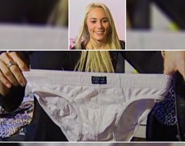 Rocío Oliva no podía hablar de Diego Maradona pero mostró un calzoncillo de él