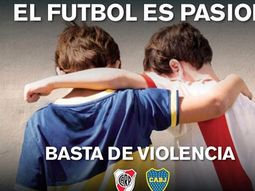 previo al superclasico la ciudad amanecio empapelada contra la violencia en el futbol previo al superclasico la ciudad amanecio empapelada contra la violencia en el futbol