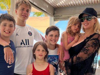 Cómo fue el reencuentro de Wanda Nara con sus hijos