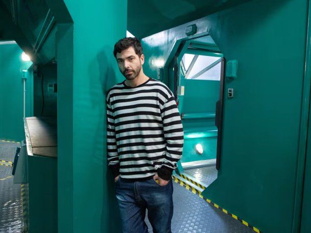 Nazareno Casero presentó Nieve Roja, la nueva serie de Flow: Es un conflicto que sucede en la Antártida