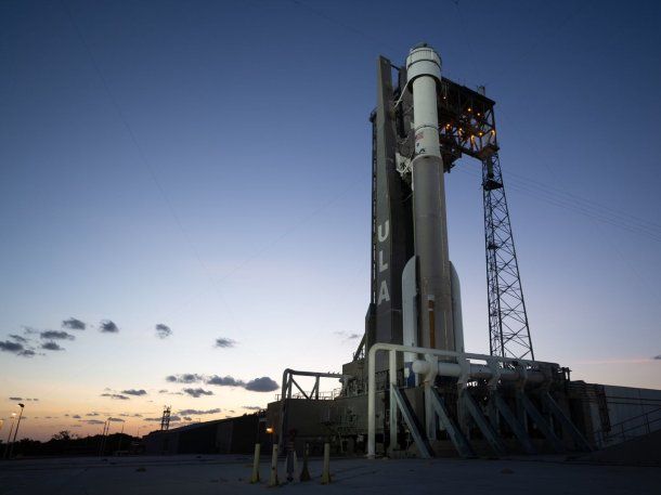 La cápsula Starliner de Boeing a bordo del cohete Atlas V de la empresa United Launch Alliance