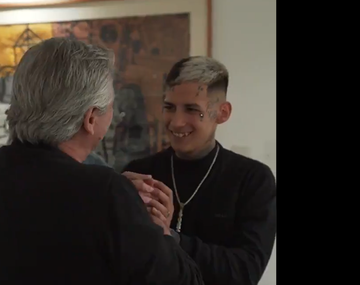 Alberto Fernández con L-Gante: el video de lo que hablaron