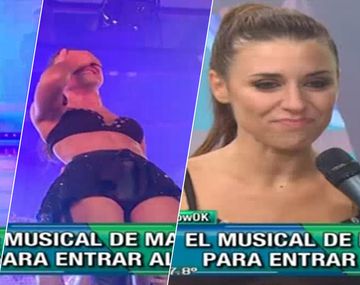 Mariana Brey se quebró en vivo tras un musical 
