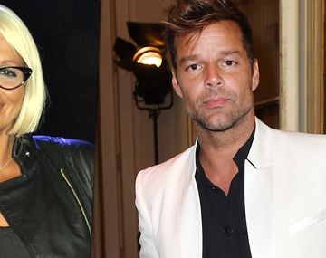 El encuentro de Carmen Barbieri y Ricky Martin en Las Vegas