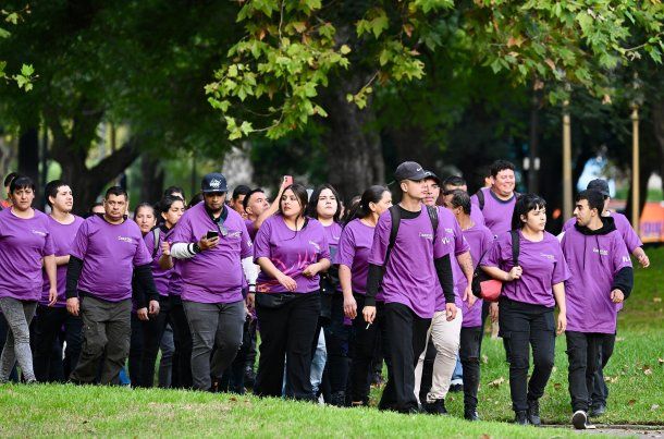 Militantes libertarios en el acto de Manuel Adorni. Foto: Noticias Argentinas. 