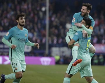 Con un gol de Messi, Barcelona le ganó al Atlético Madrid