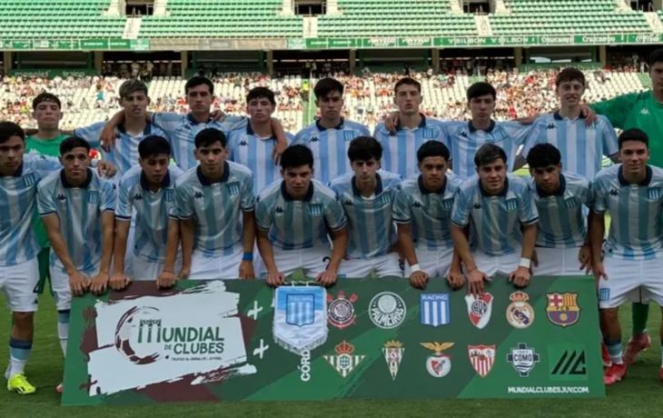 Racing venció a Real Madrid y jugará la final del Mundial de Clubes Juvenil Sub-18 en España