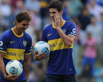 Los tenistas Rafael Naday y Novak Djokovic