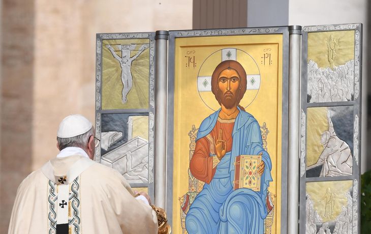 El Papa celebró una nueva misa de Pascua