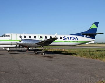 Uno de los aviones de SAPSA que hacen vuelos charter