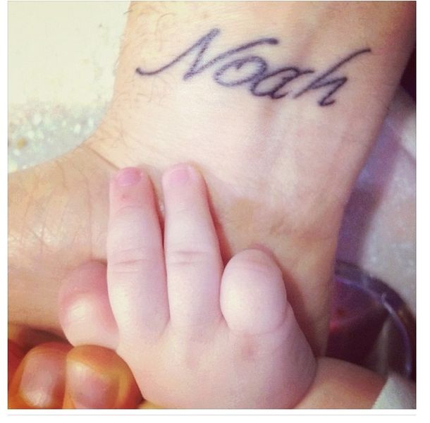 Bublé se tatuó Noah en su brazo