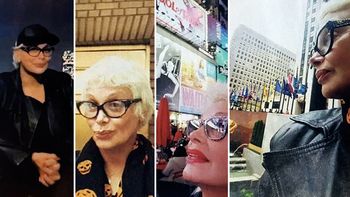 La vedette viajó a Nueva York donde se encontró con un amigo La vedette viajó a Nueva York donde se encontró con un amigo