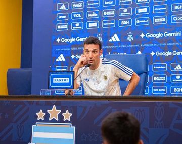 Lionel Scaloni, DT de la Selección argentina. Foto: Agencia NA