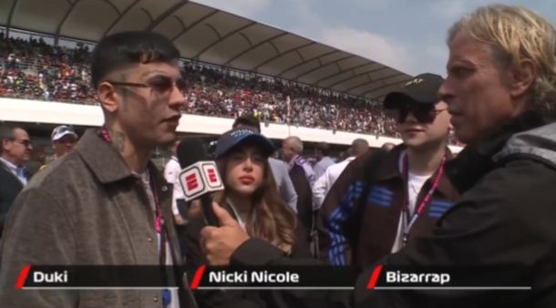 La sorpresa que prometió Nicki Nicole, junto a Bizarrap y Duki, en el Gran Premio de México: ¿para Franco Colapinto?