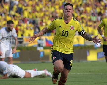 Uruguay rescató un agónico empate en su visita a Colombia