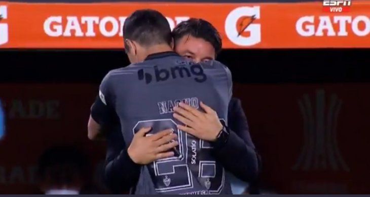 River: el cálido y esperado reencuentro entre Nacho Fernández y Marcelo Gallardo