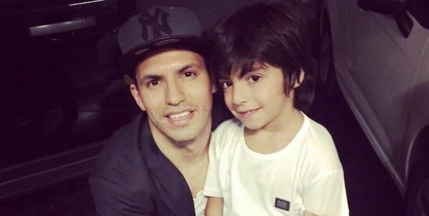 Agüero está en la Argentina: la sorpresa que le hizo a su hijo Benjamín