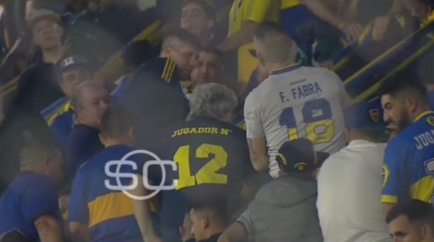 Cumplió un sueño: Ander Herrera vio a Boca en la Bombonera junto a Rafa Di Zeo
