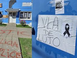 Marcha e incidentes en Villa La Angostura por el femicidio de Guadalupe