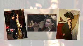 el excentrico look de charlotte caniggia en la gala de la revista gente el excentrico look de charlotte caniggia en la gala de la revista gente