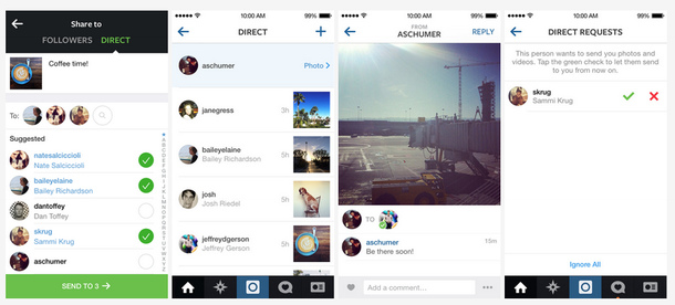 Ahora los mensajes privados llegaron a Instagram