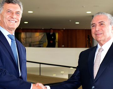Macri y Temer, tras la reunión bilateral