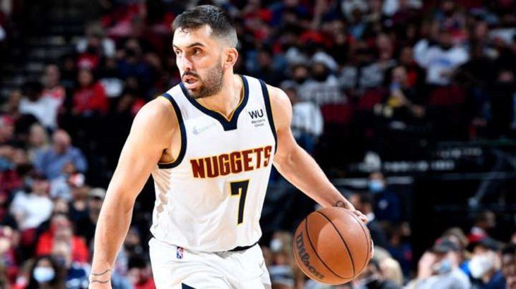 La gran noche de Campazzo con los Denver Nuggets en la NBA